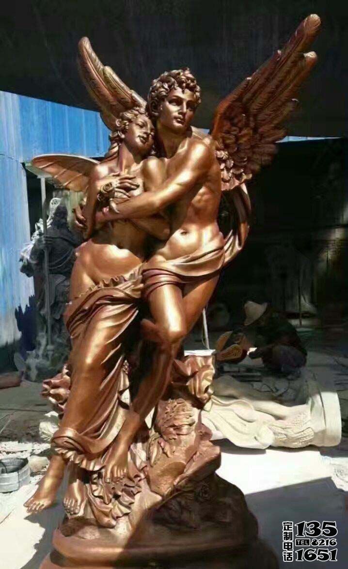 海邊景區(qū)擺放玻璃鋼仿銅西方人物雕塑 海邊景區(qū)擺放玻璃鋼仿銅西方人物雕塑