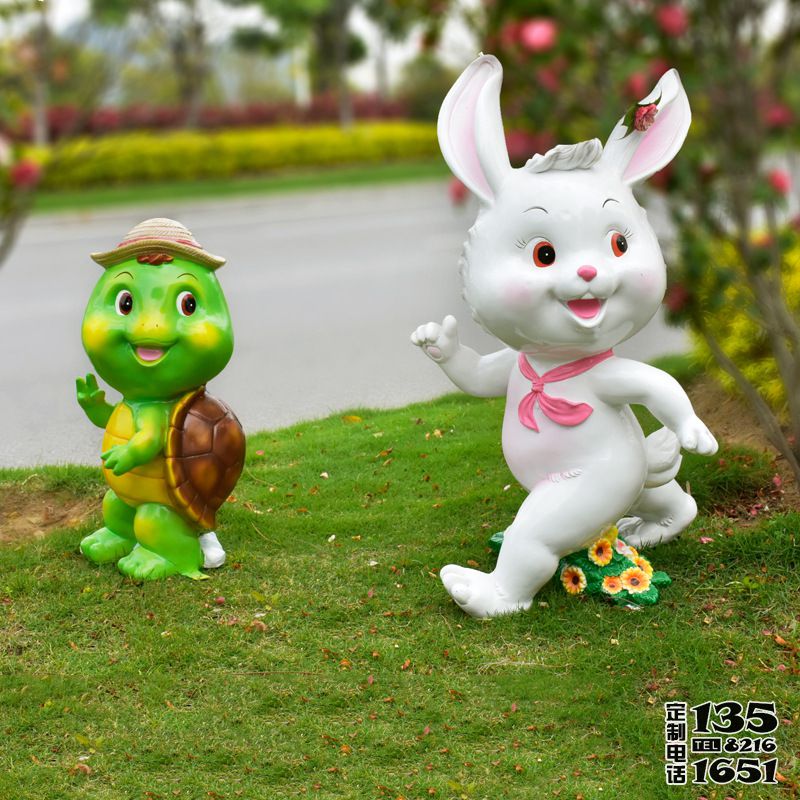 公園草坪創(chuàng)意玻璃鋼可愛卡通動物雕塑 公園草坪創(chuàng)意玻璃鋼可愛卡通動物雕塑