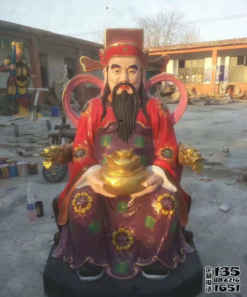 企業(yè)招財(cái)供奉佛像玻璃鋼彩繪財(cái)神雕塑 企業(yè)招財(cái)供奉佛像玻璃鋼彩繪財(cái)神雕塑