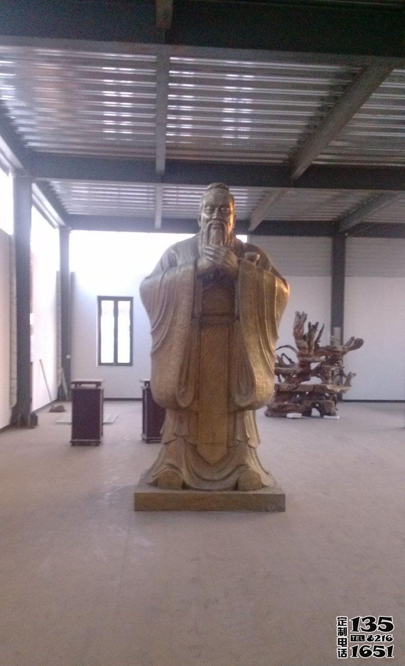 學(xué)院園林仿銅玻璃鋼道家創(chuàng)始人老子雕塑 學(xué)院園林仿銅玻璃鋼道家創(chuàng)始人老子雕塑